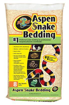 Zoo Med Aspen Snake Bedding 8 quart