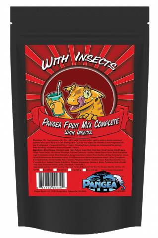 Pangea Fruit Mix With Insects Complete Gecko Diet 8oz