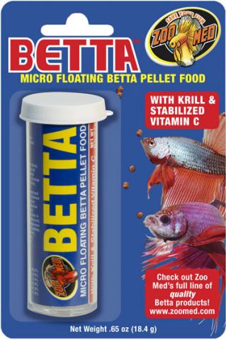 Zoo Med Micro Floating Betta Pellets .65 oz