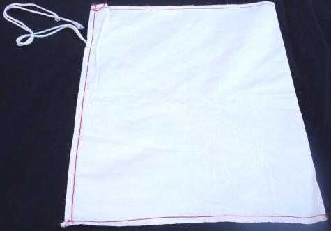 12" x 30" plain cloth snake bag
