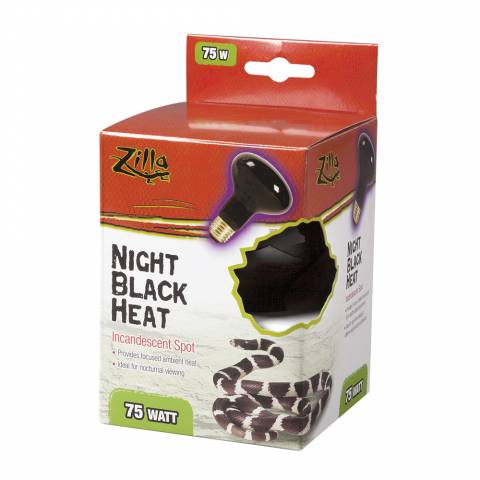 Zilla Incandescent Night Black Spot Bulb 75 watts