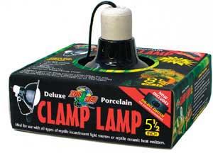 Zoo Med black ceramic mini clip lamp