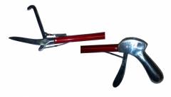 25" narrow snake tongs