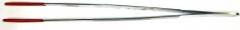 12" Stainless Steel Tweezers w/rubber tips