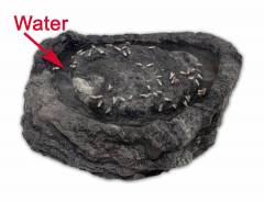 Pet Tekk Fly Island Bowl Granite